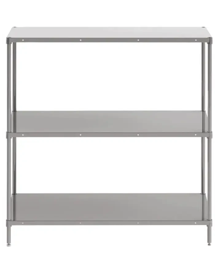 3 Katlı Paslanmaz Düz Raf - INOX 304