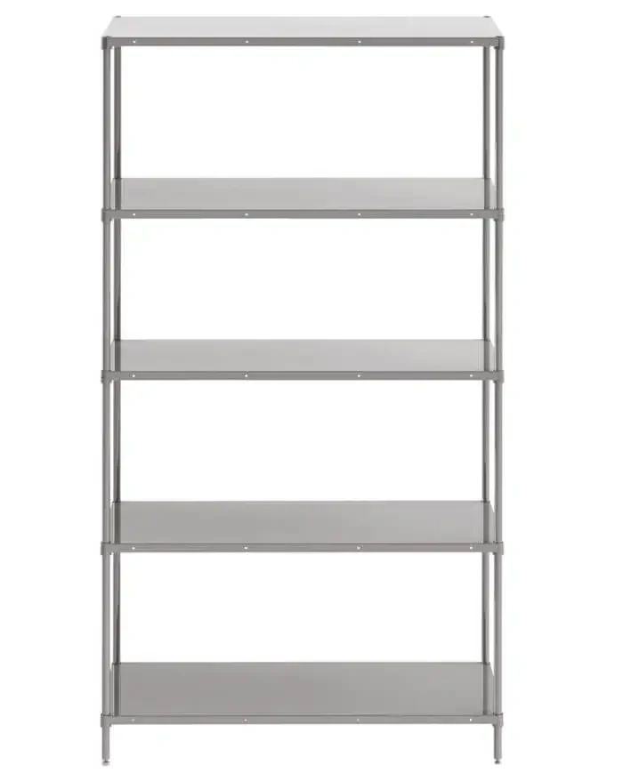 5 Katlı Paslanmaz Düz Raf - INOX 304