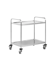 2 Katlı Paslanmaz Servis Arabası