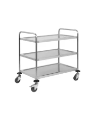 3 Katlı Paslanmaz Servis Arabası