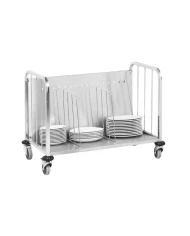 Paslanmaz Tabak Taşıma Arabası