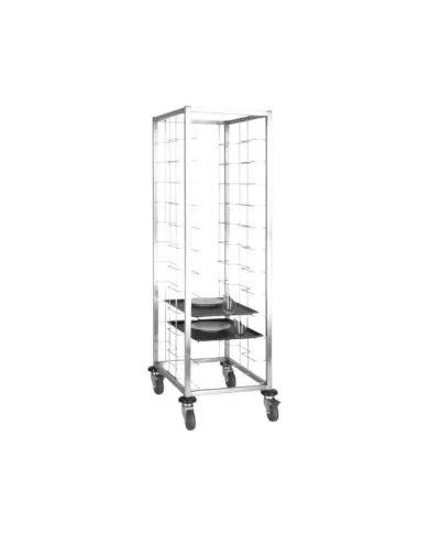 Paslanmaz Telli Bulaşık Toplama Arabası