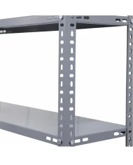 4 Katlı 3 Üniteli Bitişik Galvaniz Çelik Arşiv Depo Kiler Rafı